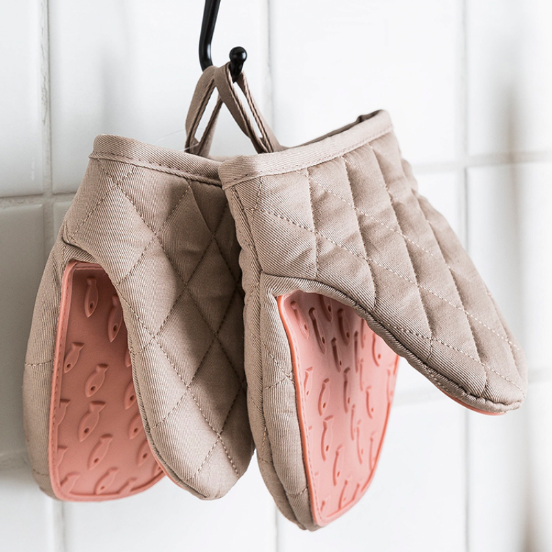 1PC Silicone Anti-scalding Ove - Oven Mitt Silicone 评论和价格