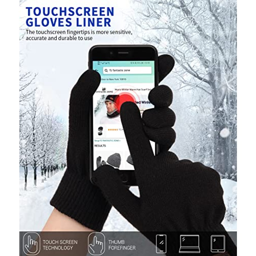 Women's Winter Touchscreen Woo - Wool Glove Lined 评论和价格