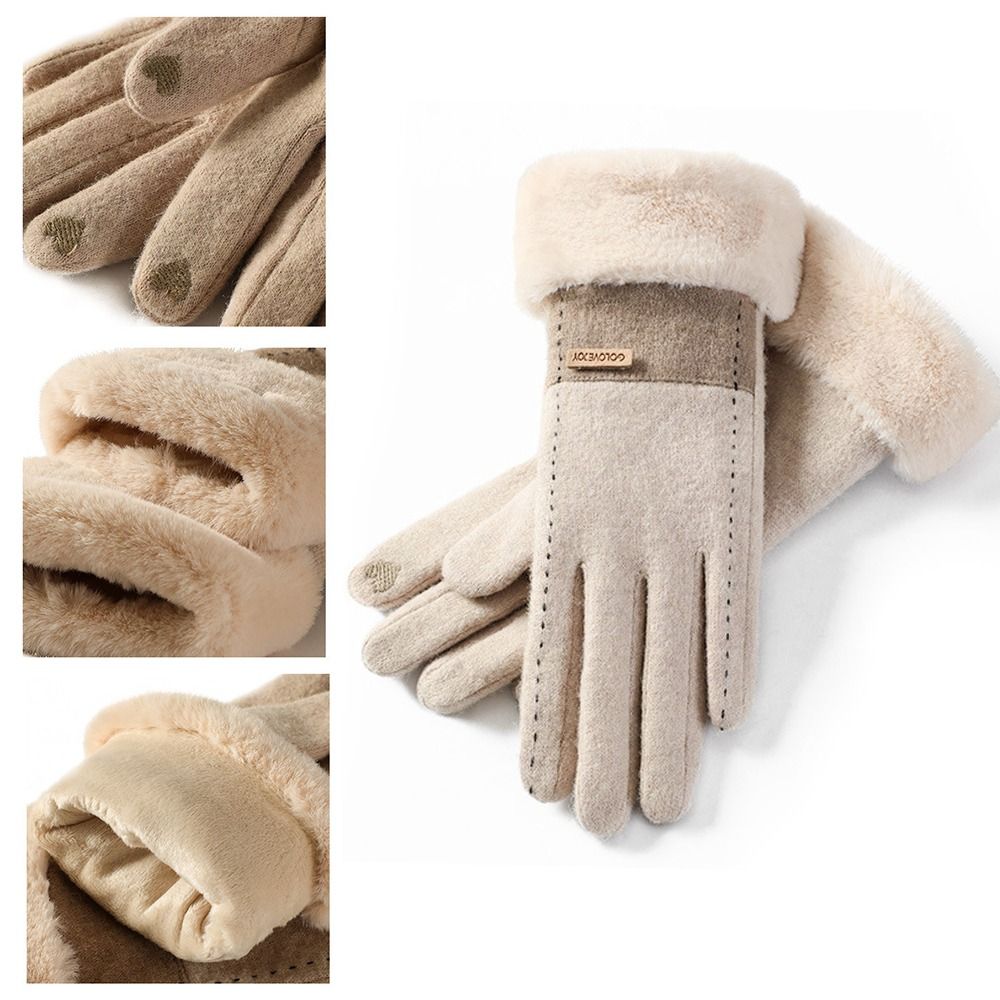 Soft Winter Thermal Gloves Thi - Wool Glove Lined 评论和价格