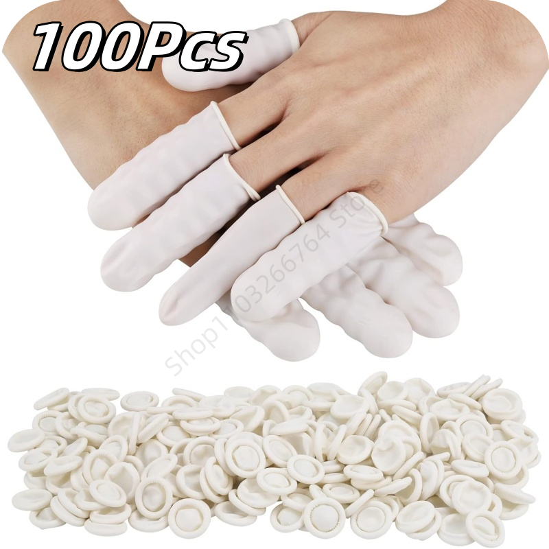 100Pcs Disposable Fingertips P - Latex Disposable Glove 评论和价格