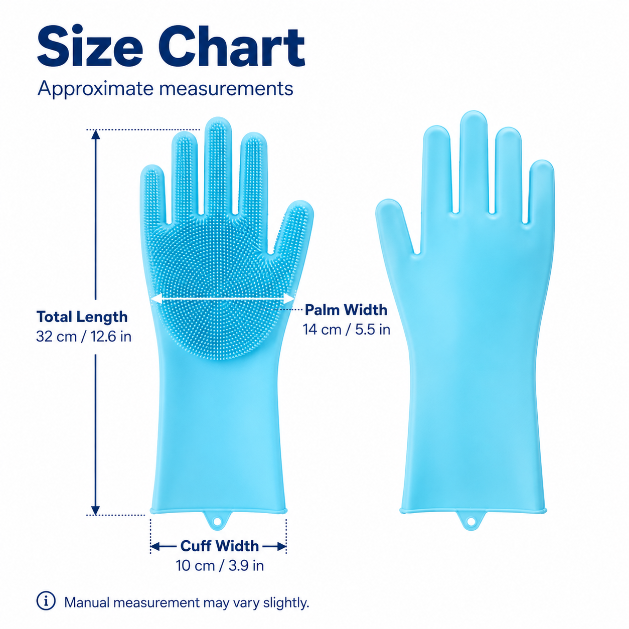 1 Pair Silicone Cleaning Glove - Dish Glove Rubber 评论和价格