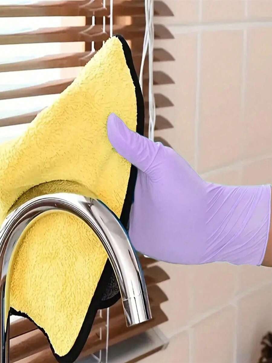 100/50/4pcs Disposable Purple  - Latex Disposable Glove 评论和价格