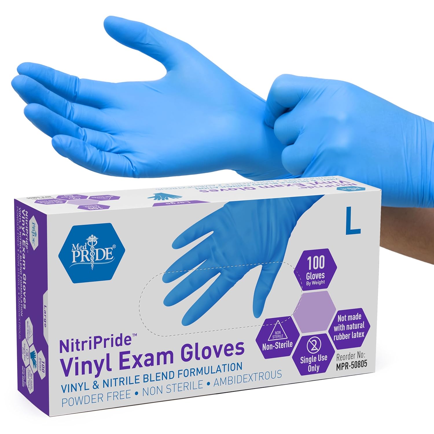 Nitrile/Vinyl Blend Exam Glove - Exam Glove Nitrile 评论和价格