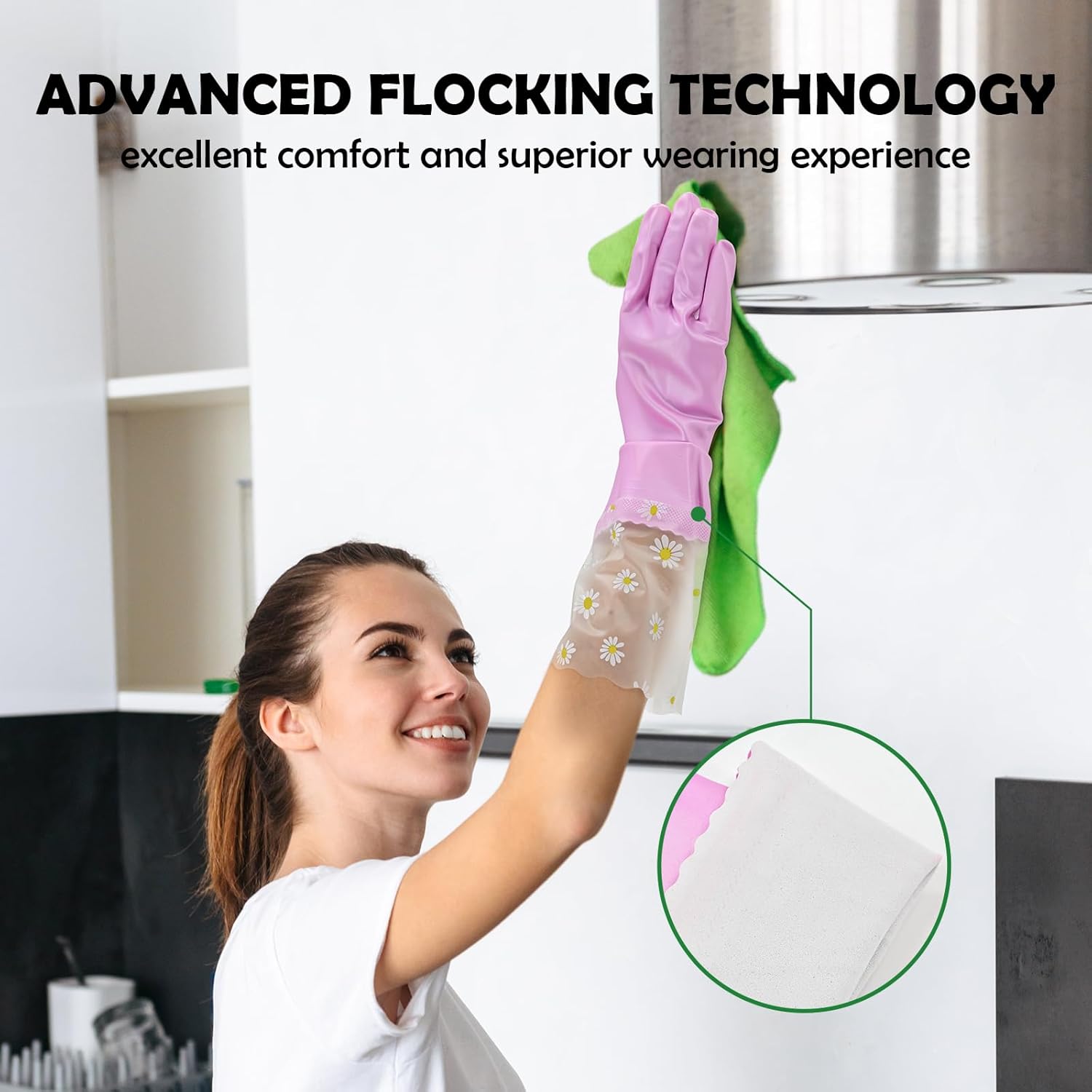 Reusable Rubber Cleaning Glove - Rubber Glove Cleaning 评论和价格