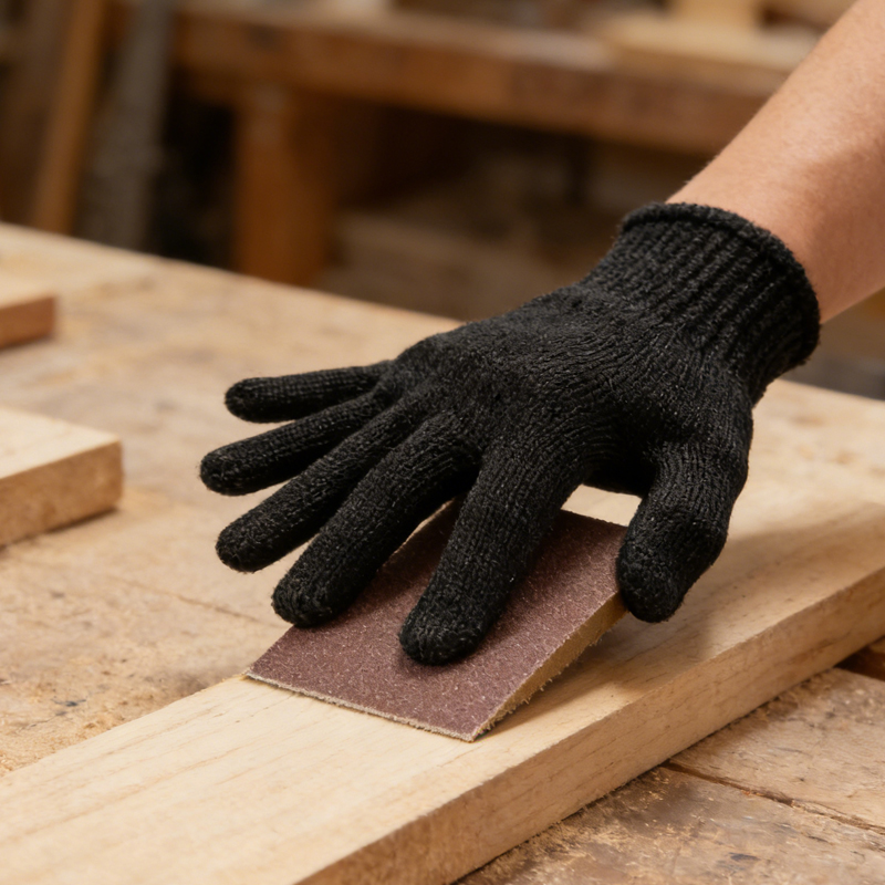 1 Pair Black Anti Cutting Glov - Cut Resistant Glove 评论和价格