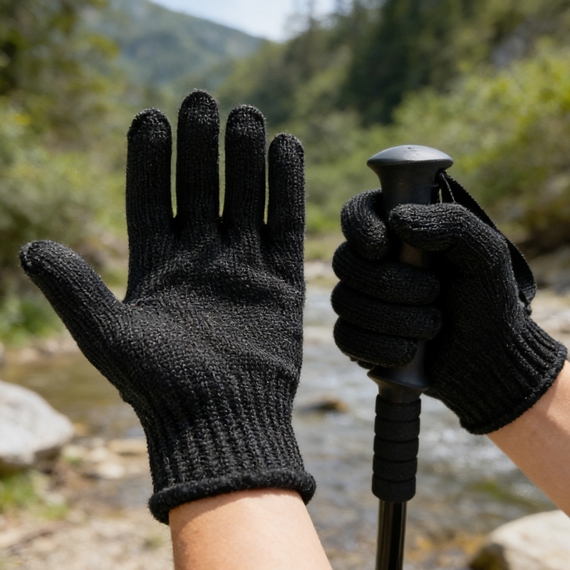 1 Pair Black Anti Cutting Glov - Cut Resistant Glove 评论和价格