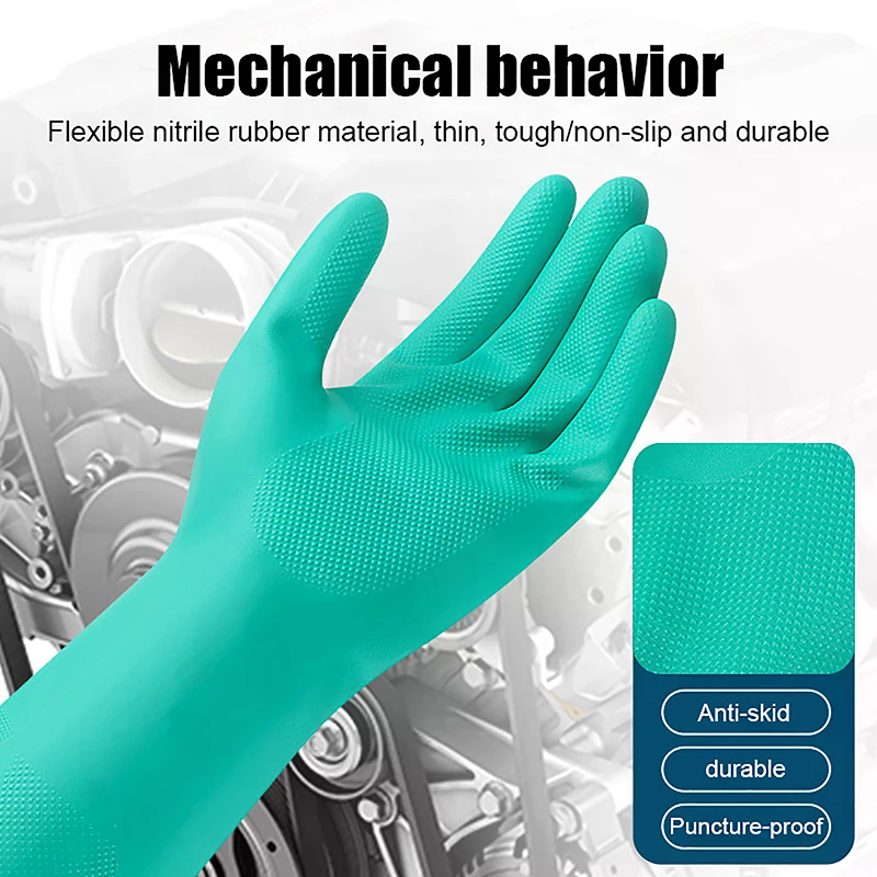 For Gardening Chemical Paintin - Nitrile Mechanic Glove 评论和价格
