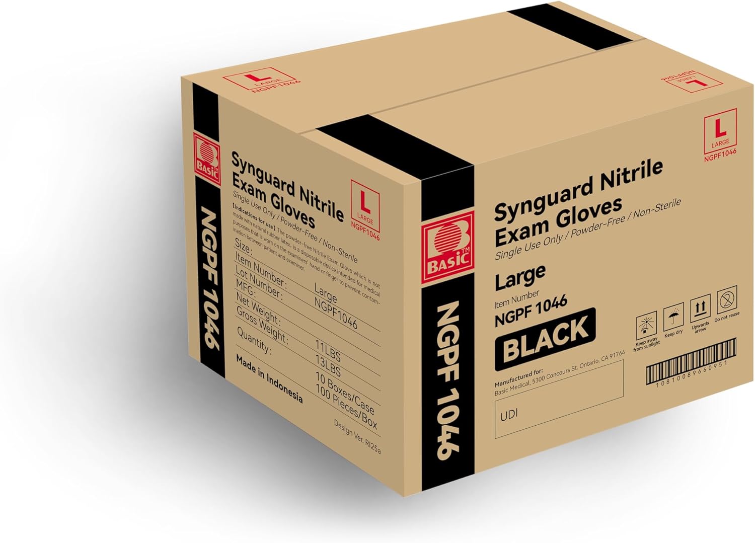 Large Black Nitrile Exam Glove - Exam Glove Nitrile 评论和价格