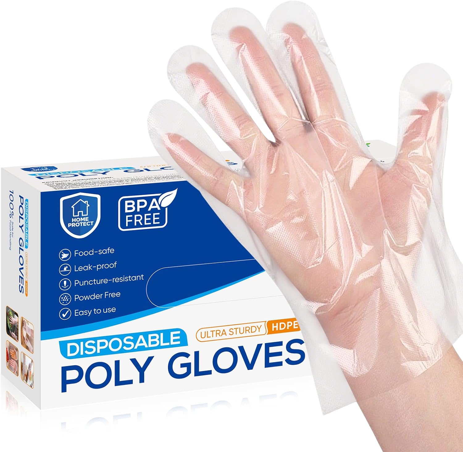 500 Pcs Disposable Food Prep G - Latex Disposable Glove 评论和价格