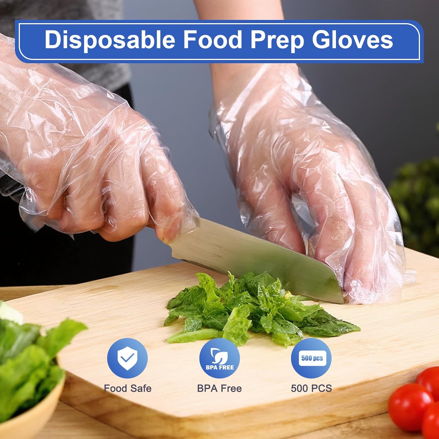 500 Pcs Disposable Food Prep G - Latex Disposable Glove 评论和价格