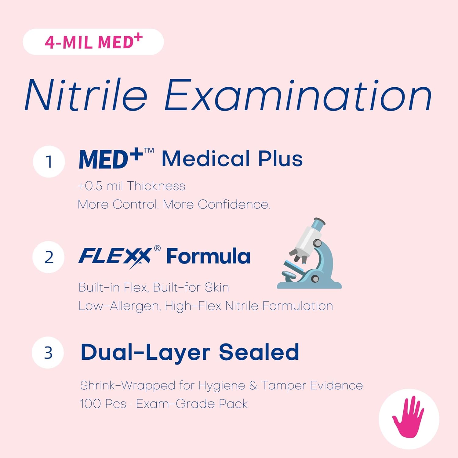 4 Mil Nitrile Exam Gloves, Pow - Exam Glove Nitrile 评论和价格