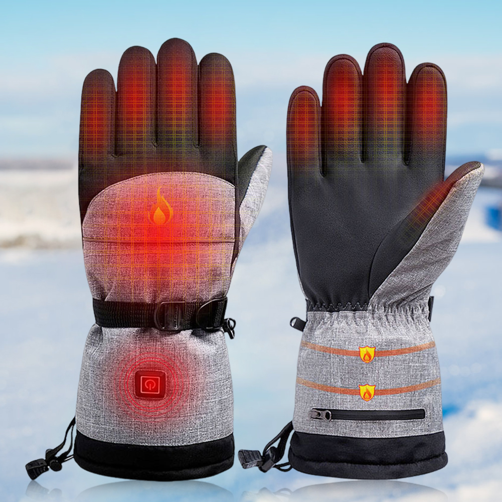 Electric Heated Gloves Men Wom - Ski Glove Waterproof 评论和价格