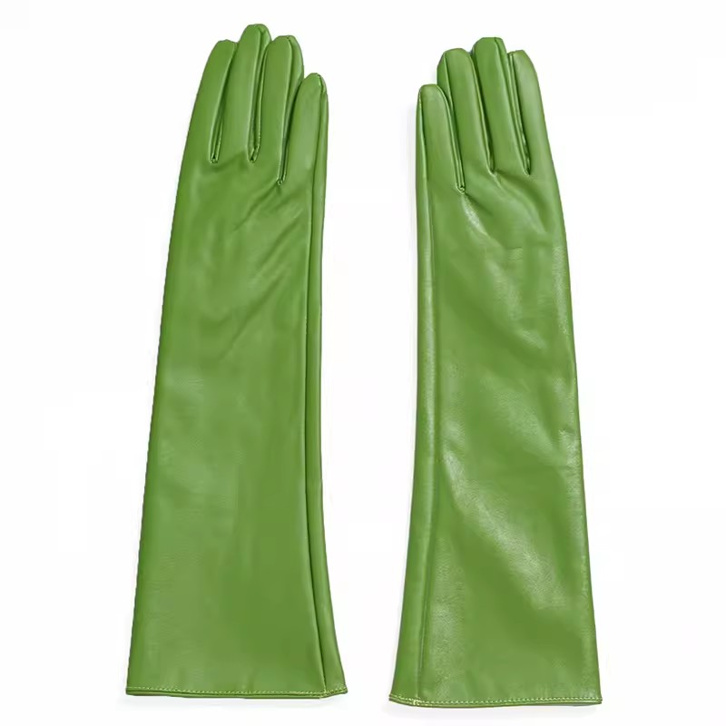 Women's Elegant Fashion Long P - Leather Driving Glove 评论和价格