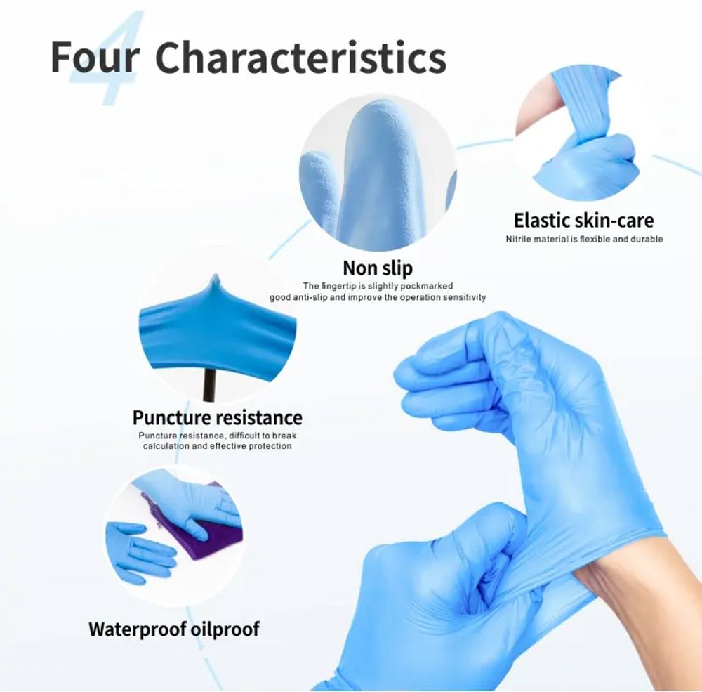 Nitrile Exam Gloves-Blue Latex - Exam Glove Nitrile 评论和价格