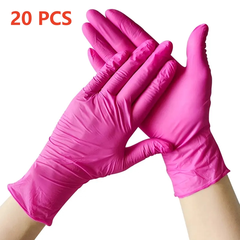 Fuchsia Nitrile Disposable Glo - Latex Disposable Glove 评论和价格