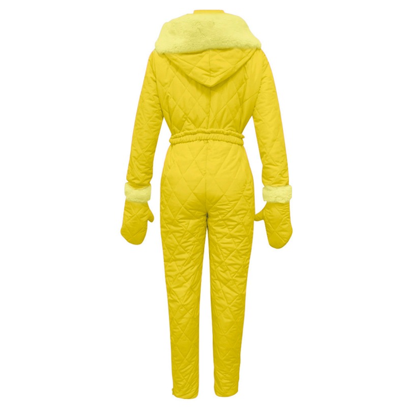 Couple's Solid Color Ski Suit, - Ski Glove Waterproof 评论和价格