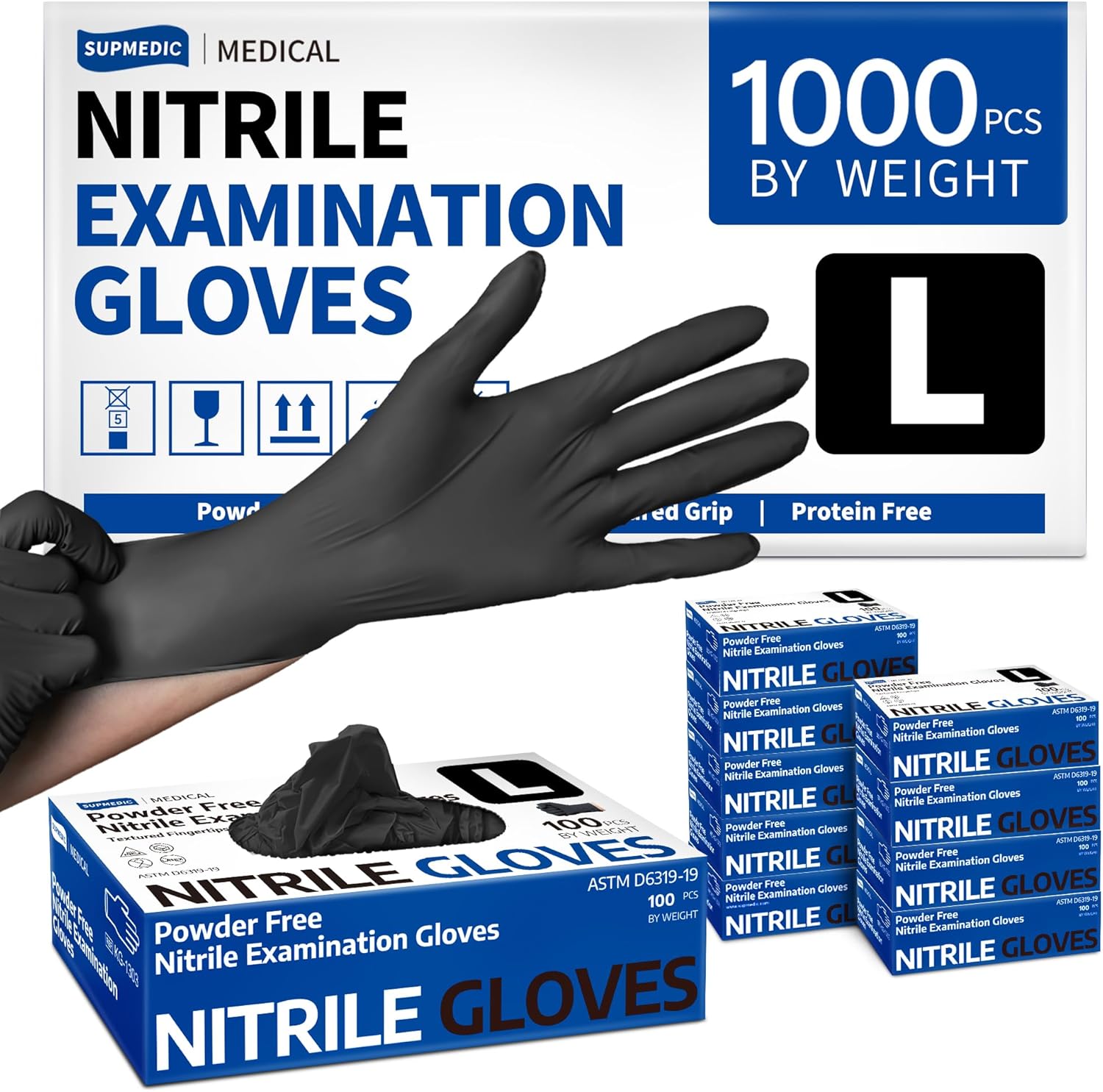 Nitrile Exam Gloves 1000Pcs La - Exam Glove Nitrile 评论和价格