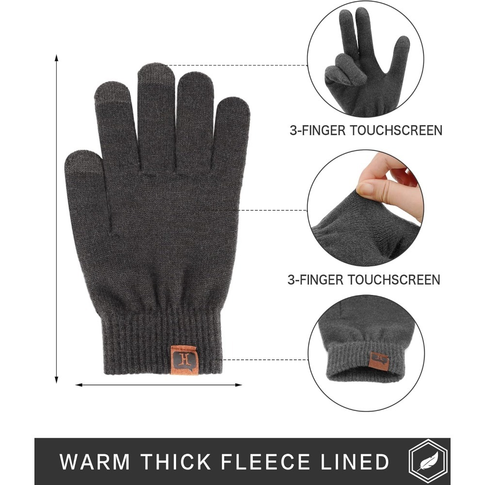 Women's Winter Touchscreen Woo - Wool Glove Lined 评论和价格