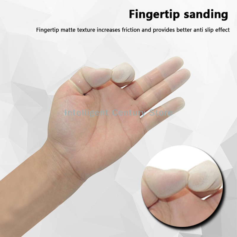 100 Pcs Rubber Non-slip Anti-s - Latex Disposable Glove 评论和价格
