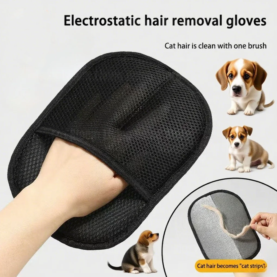 2-in-1 Reusable Pet Grooming G - Rubber Glove Cleaning 评论和价格