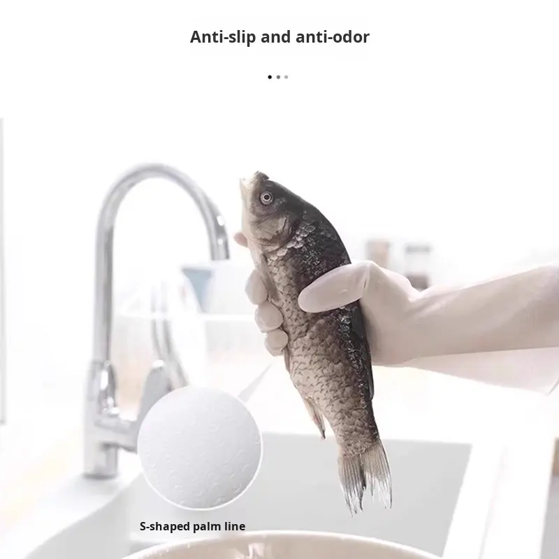 Waterproof Housework Cleaning  - Dish Glove Rubber 评论和价格