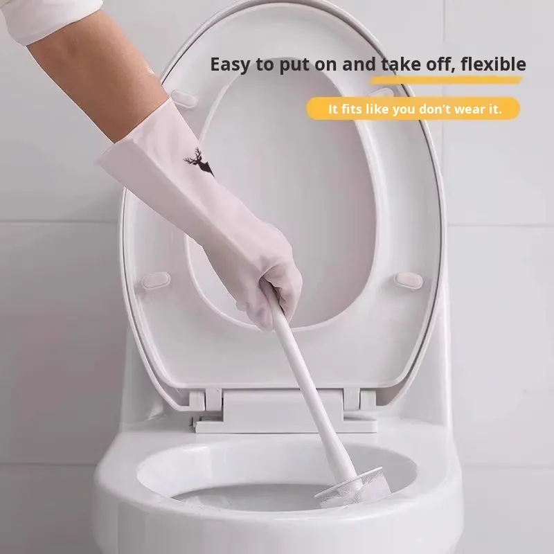 Waterproof Housework Cleaning  - Dish Glove Rubber 评论和价格