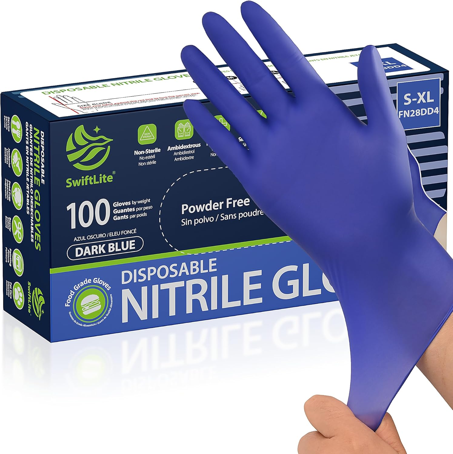 Disposable Nitrile Gloves, Foo - Rubber Glove Cleaning 评论和价格