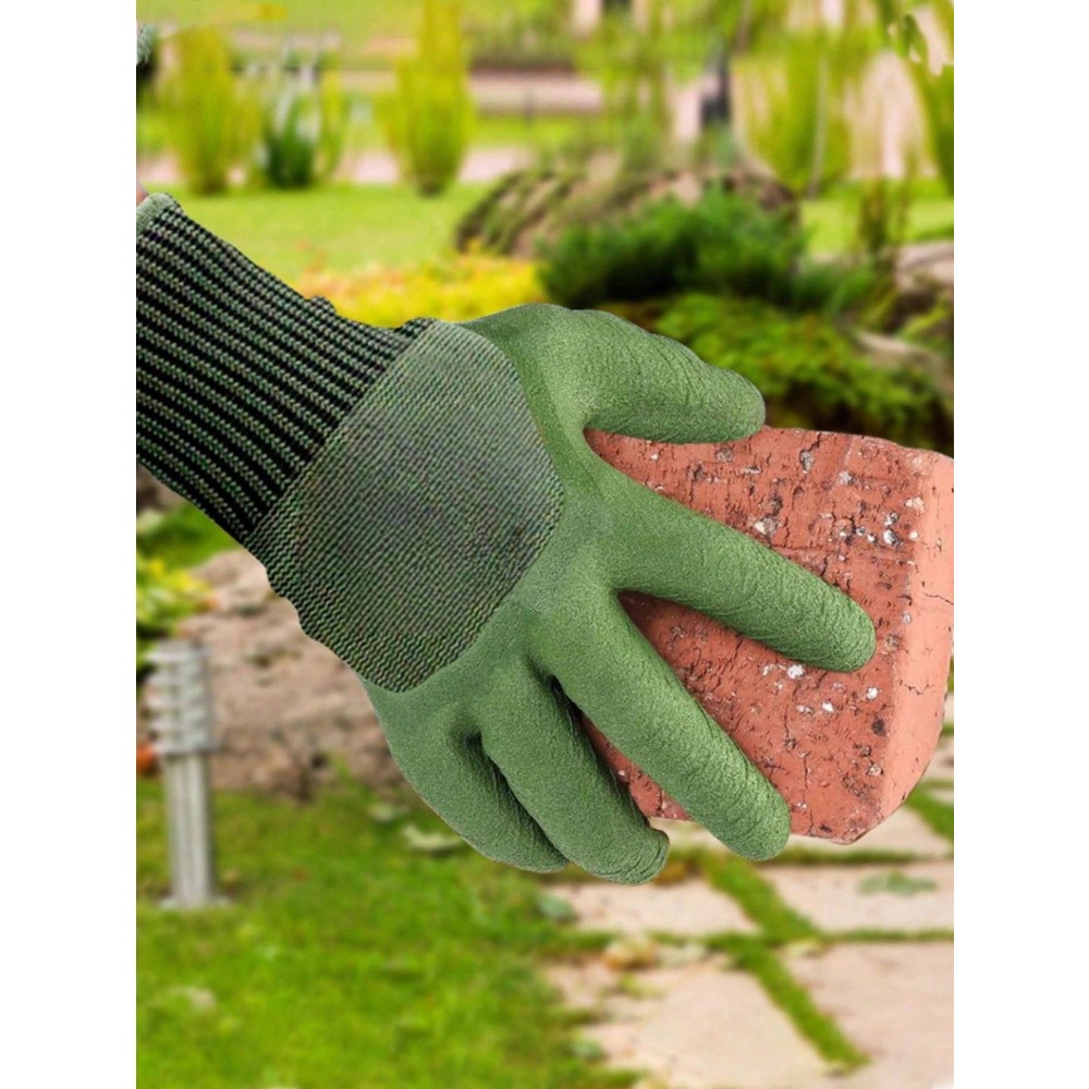 5/2 Pairs Nitrile Garden Glove - Cut Resistant Glove 评论和价格