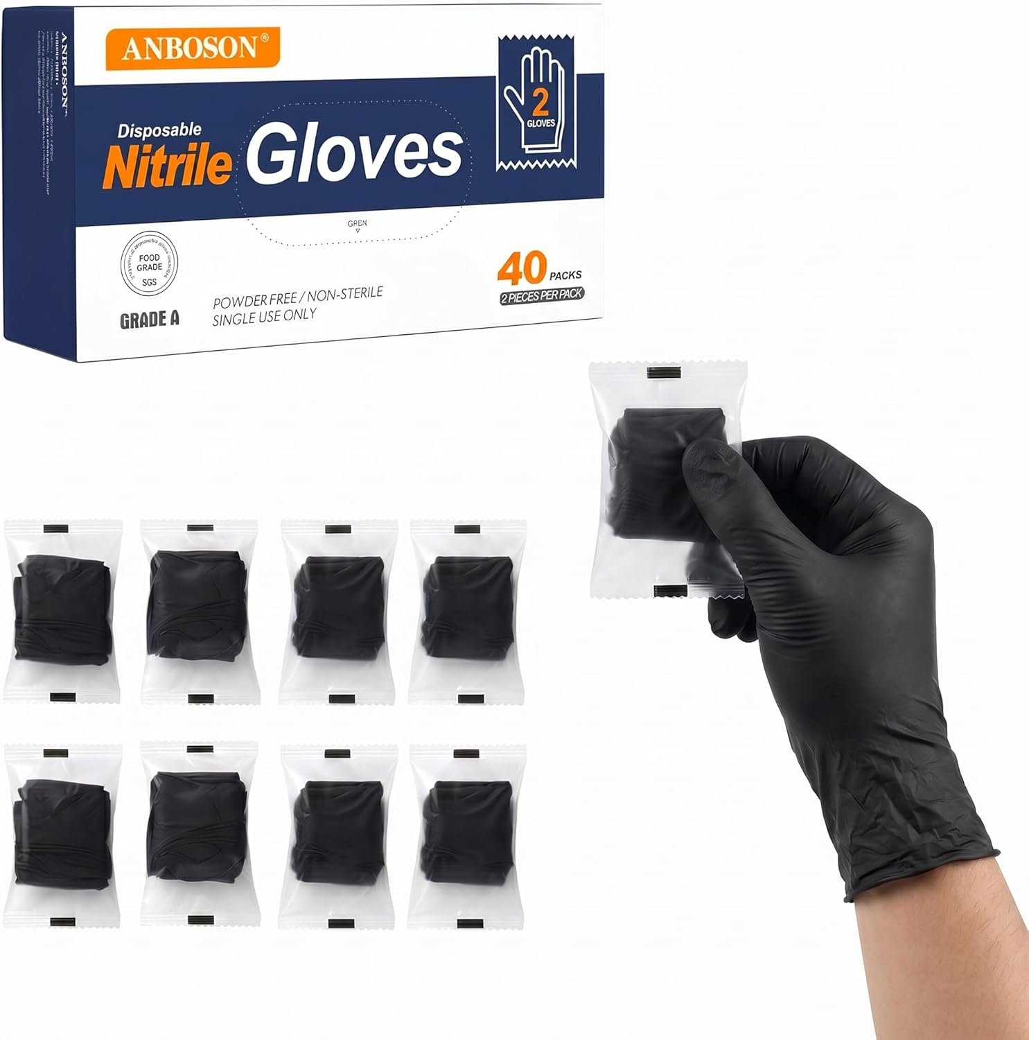 Nitrile Disposable Gloves 5mil - Latex Disposable Glove 评论和价格