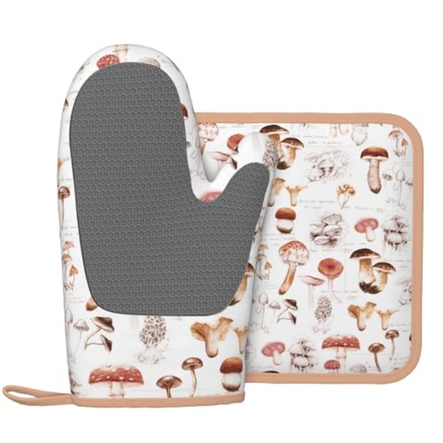 Silicone Oven Mitts Pan Mats S - Heat Resistant Glove 评论和价格