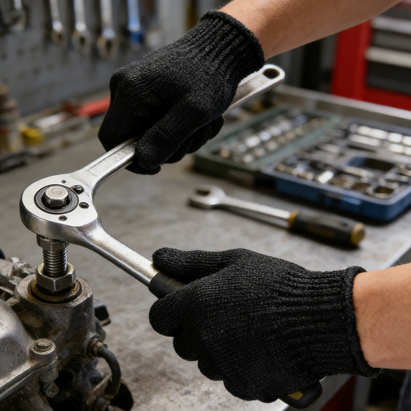1 Pair Black Steel Wire Metal  - Cut Resistant Glove 评论和价格