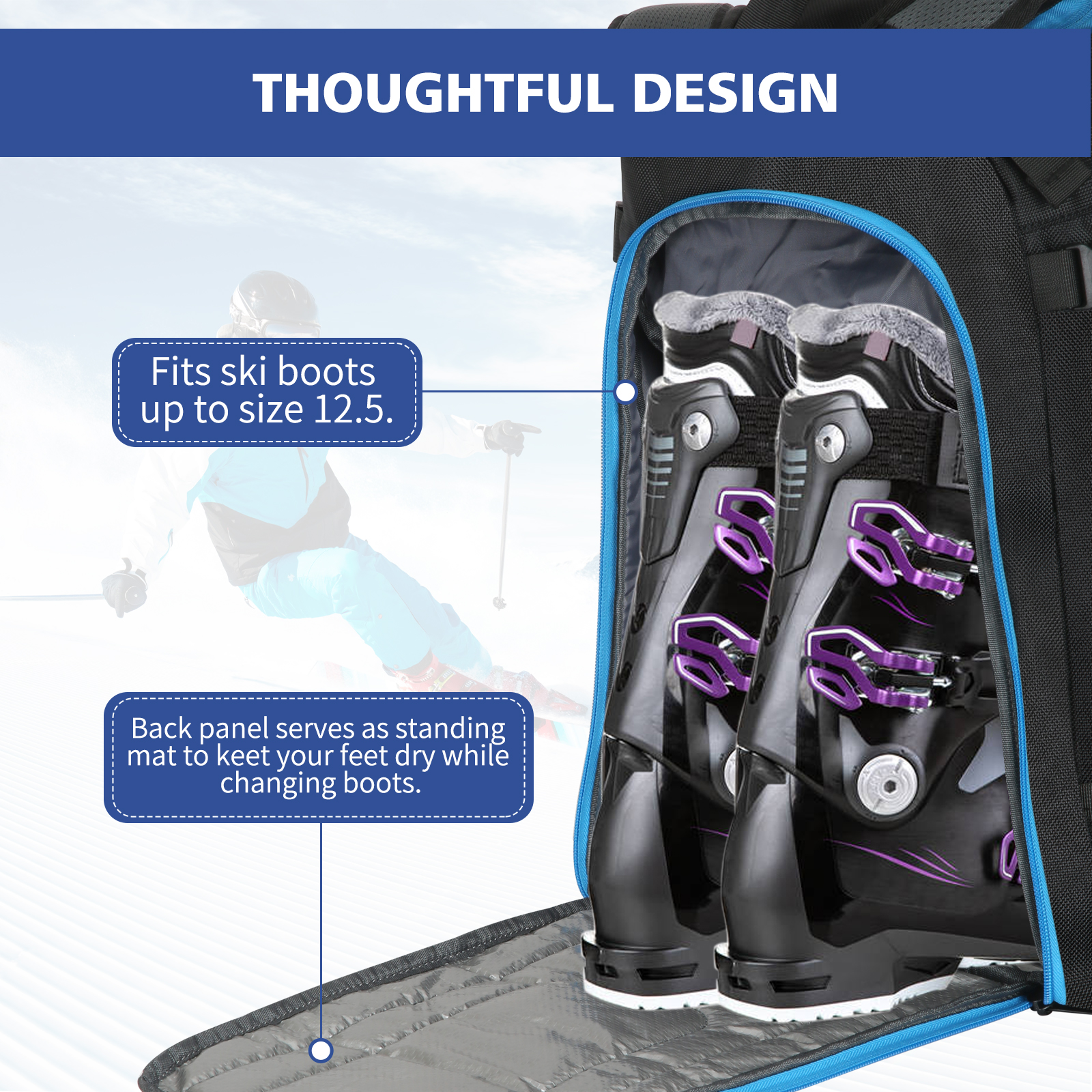 Ski Boots Bag Outdoor Skiing C - Ski Glove Waterproof 评论和价格