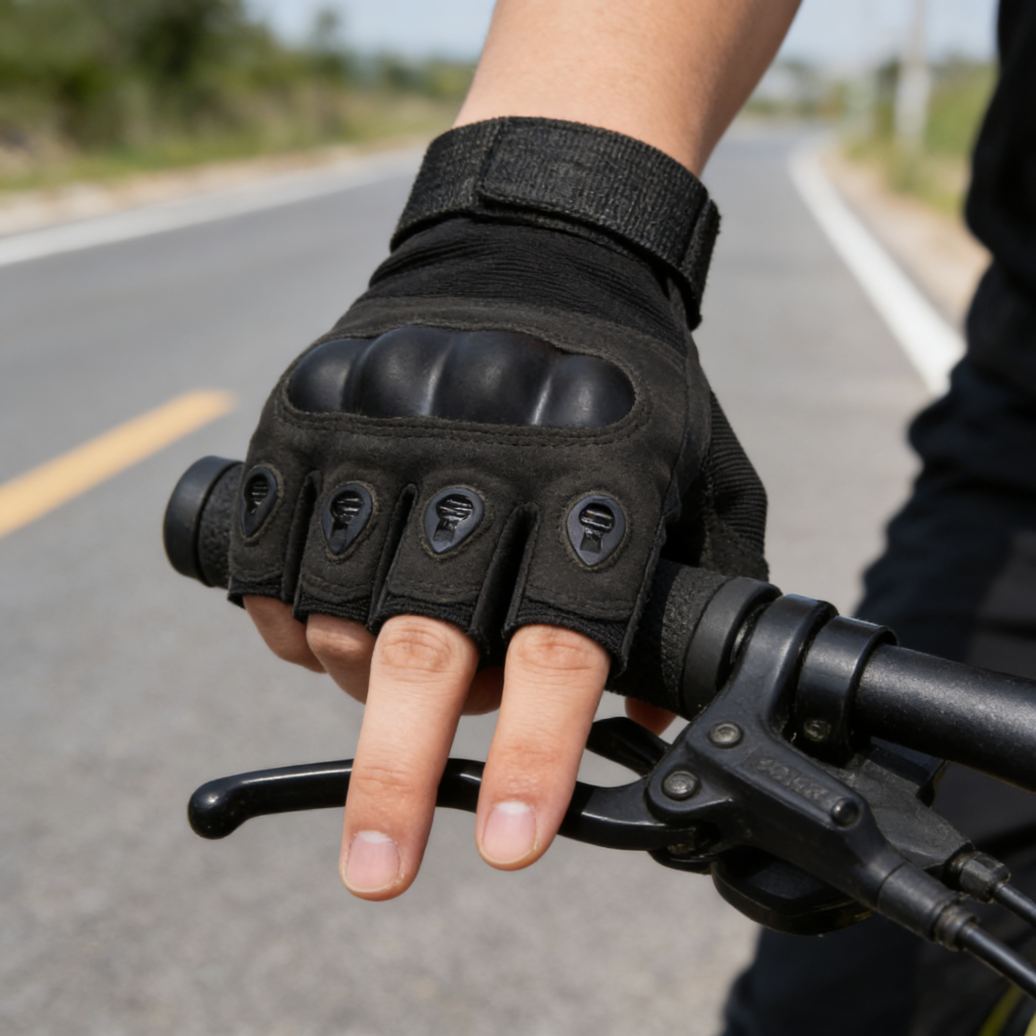Tactical Hard Knuckle Half Fin - Motorcycle Glove Knuckle 评论和价格
